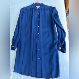 Billy Reid Silk Navy Dress size 2 NWOT